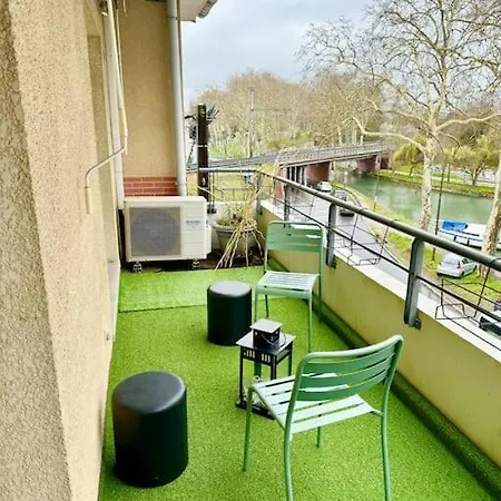 Les Bords Du Canal, T3 Avec Place De Parking Apartment Toulouse